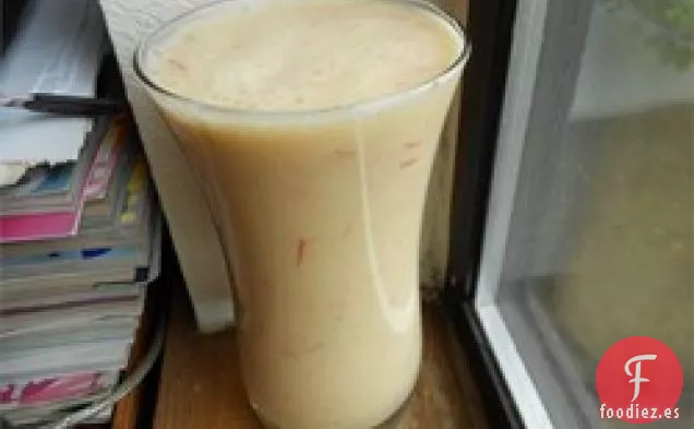 Batido de Ruibarbo Rosado