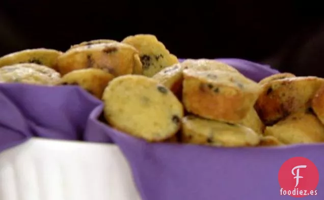 Muffins de Maíz de Arándanos con Mantequilla de Vainilla
