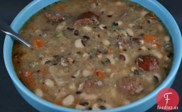 Sopa de Guisantes de Ojos Negros Crockpot
