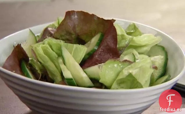 Ensalada Simple con Aderezo de Miel de Limón