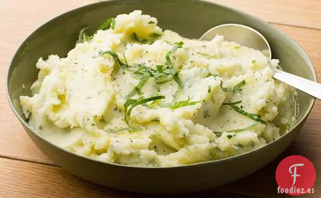 Puré de Patatas con Aceite de Oliva y Hierbas Aromáticas