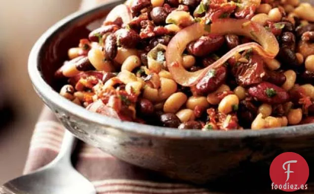 Ensalada Mixta de Frijoles con Tomates Secados al Sol