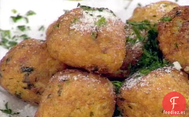 Buñuelos de patata: Crocche di Patate