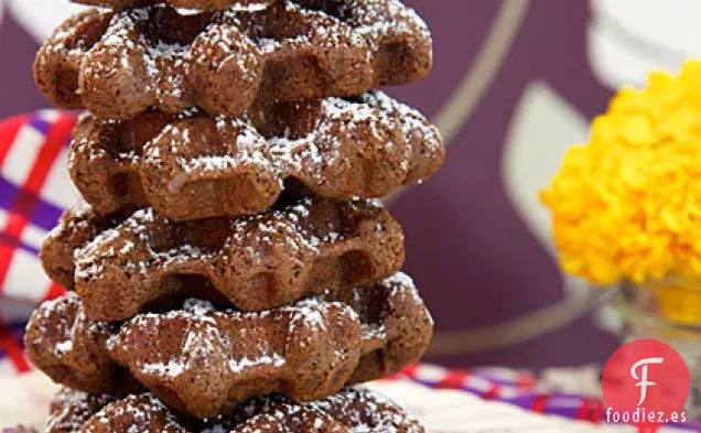 Galletas de Gofres de Cacao y Pimienta