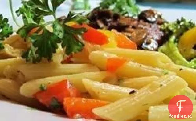 Pasta Penne con Pimientos