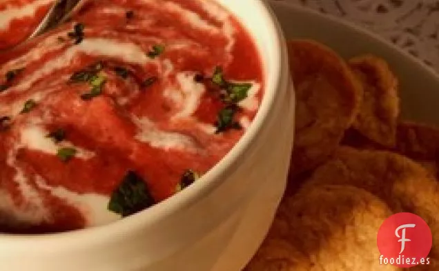 Sopa de Verduras de Tomate Rápida de Ryan