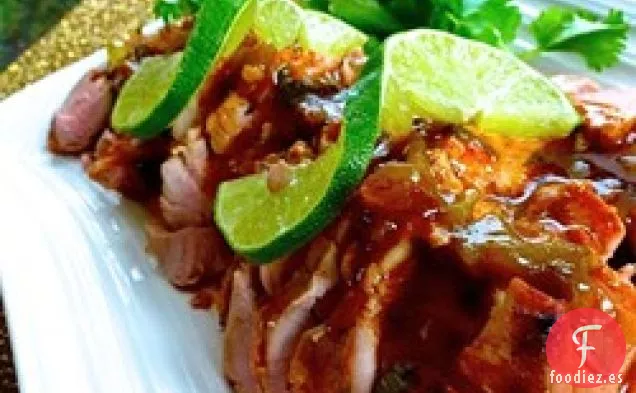 Lomo de Cerdo con Limón y Tequila