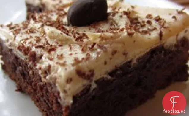 Brownies de Moca con Glaseado de Café