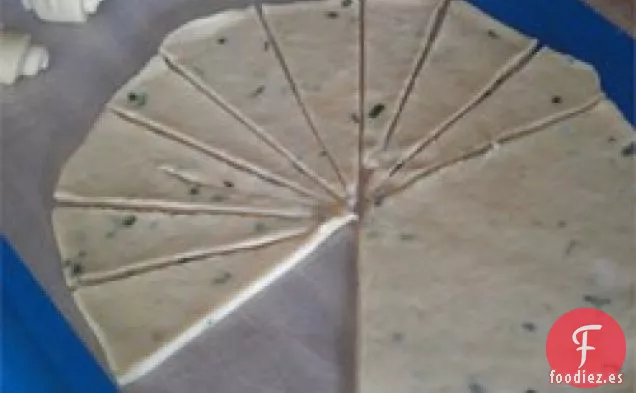 Rollos de Crema Agria y Cebollino