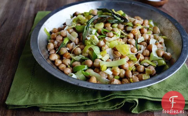 Garbanzos Con Puerros Y Limón