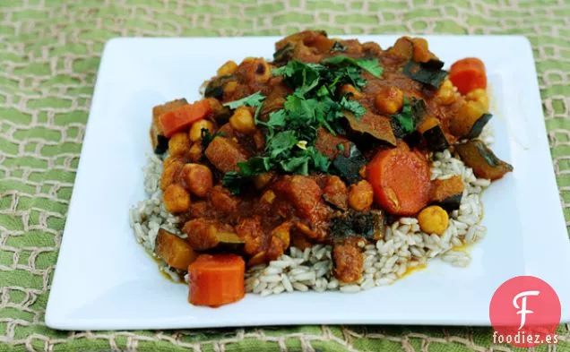 Verduras Al Curry Y Garbanzos