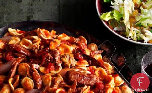 Salsa de Carne de Domingo con Orecchiette