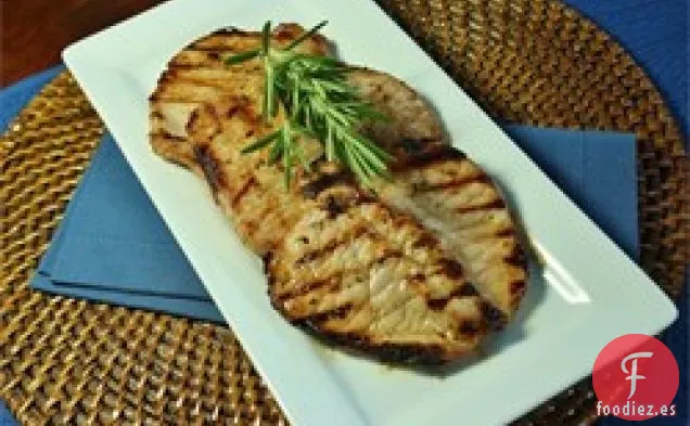 Las Chuletas de Cerdo A La Parrilla Favoritas de Andrew