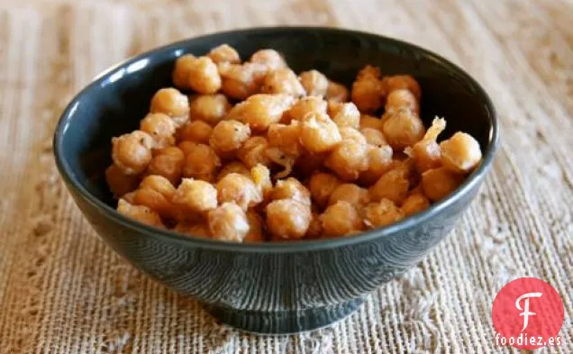 Garbanzos Asados Con Parmesano Y Pimentón Ahumado