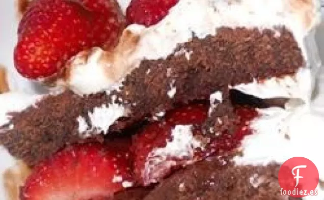 Delicia de Brownie de Fresa