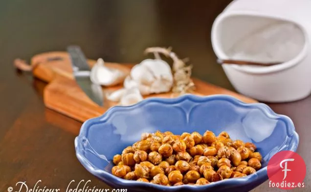 Garbanzos Asados con Ajo y Sal Marina de Romero