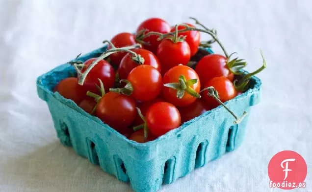 Pasta Al Horno Con Tomates Cherry + Garbanzos Frescos