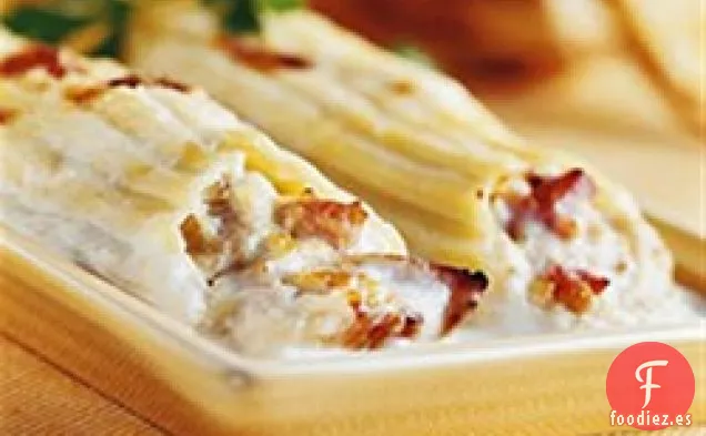 Manicotti de Pollo Cremoso