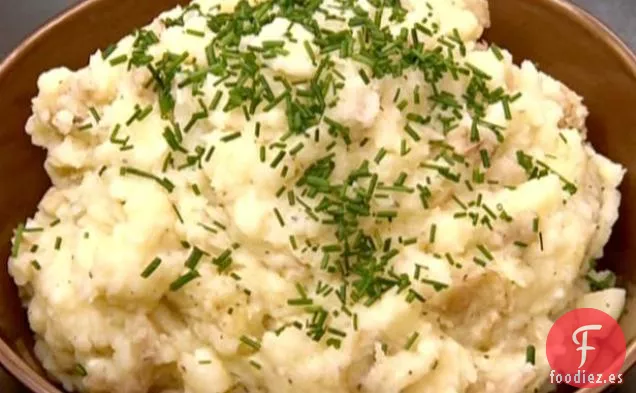 Famoso Puré de Papas con Ajo y Romero de Johnny Garlic