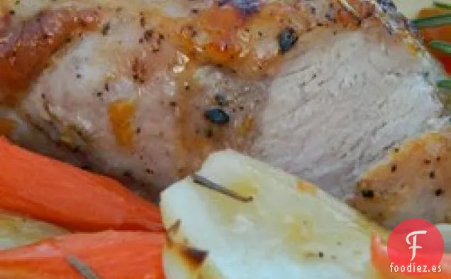 Asado de Cerdo Glaseado con Mermelada