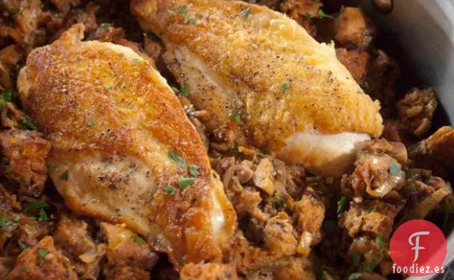 Pollo al Horno con Aderezo de Chapata