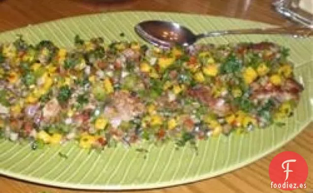 Pollo con Salsa de Mango
