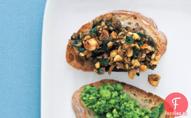Bruschetta de Garbanzos y Vinagre Balsámico