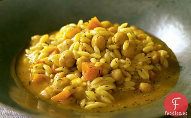 Garbanzos Orzo Pilaf