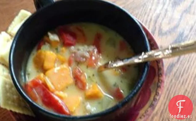 Sopa de Jamón y Boniato