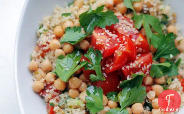 Cuscús De Tomates, Garbanzos Y Perejil