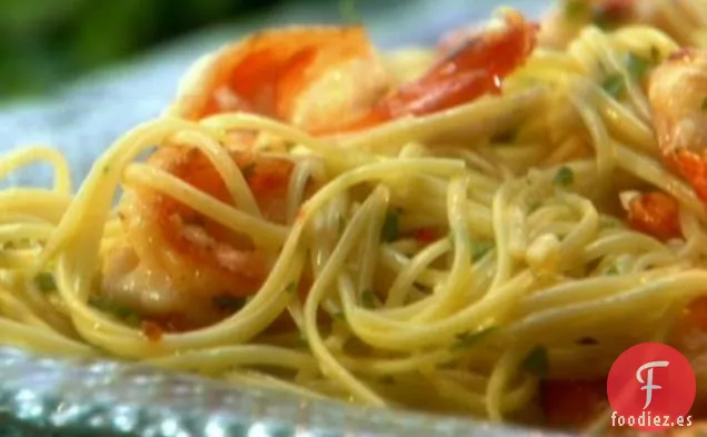 Pasta de Gambas a Limón