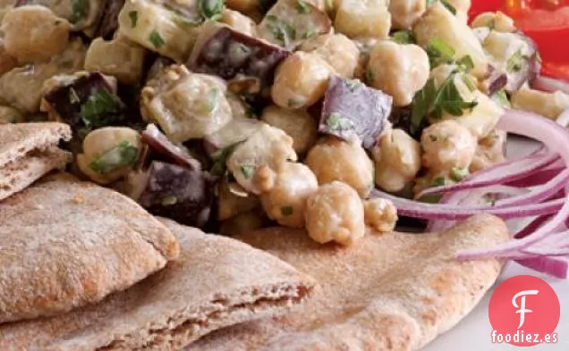 Receta de Plato de Garbanzos de Oriente Medio