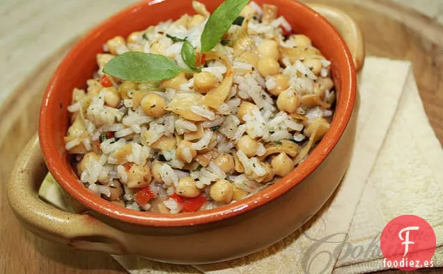Arroz Con Garbanzos Y Tagliatelle