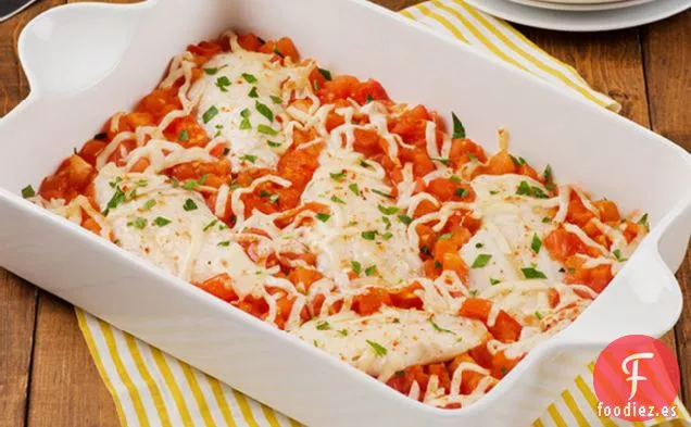 Pastel de Pescado con Tomate y Queso