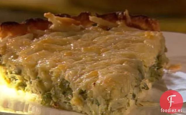 Quiche de Espárragos y Queso Cheddar