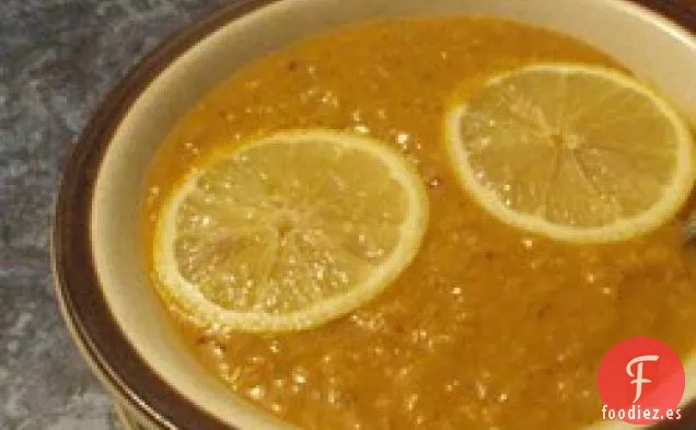 Sopa Turca de Lentejas Rojas para la Novia