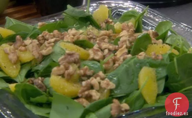 Ensalada de Espinacas y Nueces con Vinagreta de Tomillo