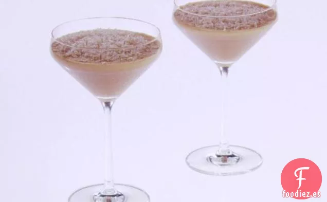 Martinis con Vodka y Espresso de Chocolate Blanco
