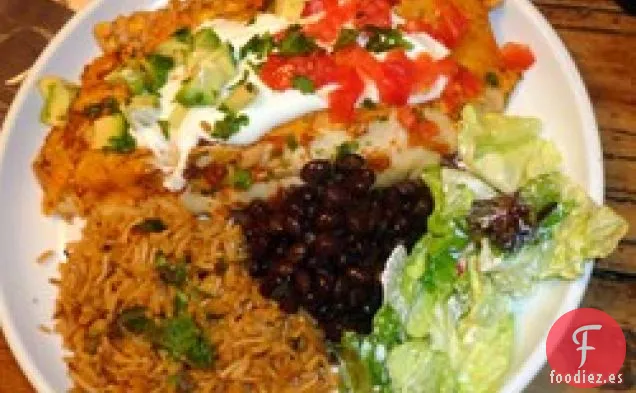 Enchiladas Vegetarianas de Frijoles Negros