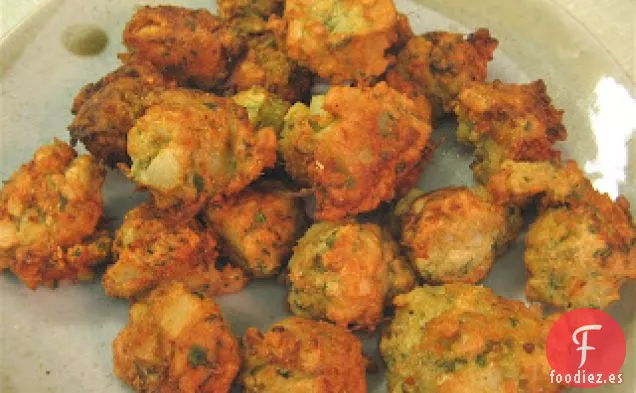 Sanha Pakoras (buñuelos de harina de garbanzos)