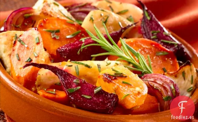 Hortalizas de Raíz Asadas al Horno