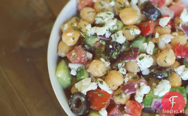 Ensalada Mediterránea de Garbanzos