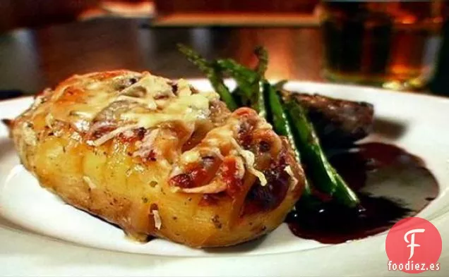 Tres Patatas Hasselback con Queso