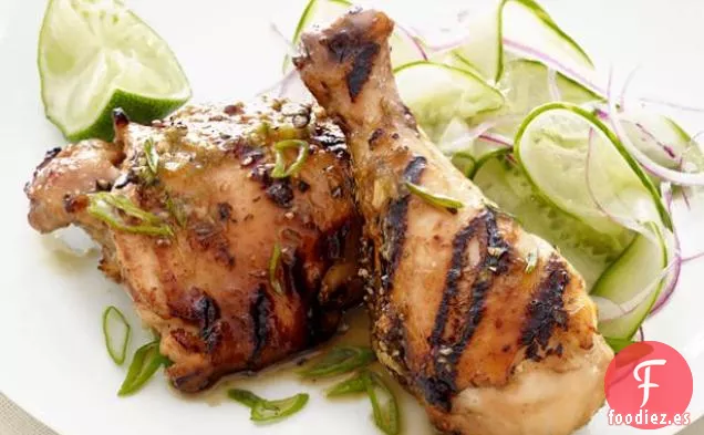 Pollo Hoisin con Ensalada de Pepino