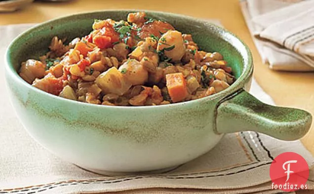 Estofado de Lentejas y Garbanzos al Curry