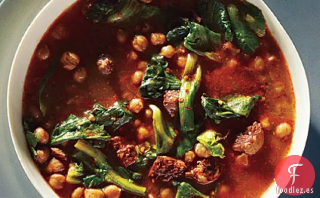 Sopa de Garbanzos Española de Una Hora