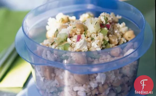Ensalada de Garbanzos de Limón con Queso Feta