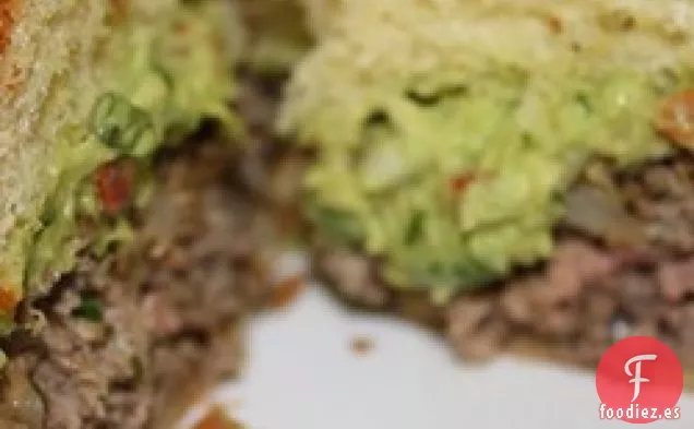 Hamburguesa con Queso Guacamole, Cilantro y Lima