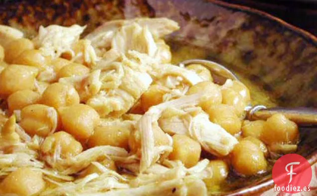 Hummus Ferakh bel (Pollo con garbanzos)