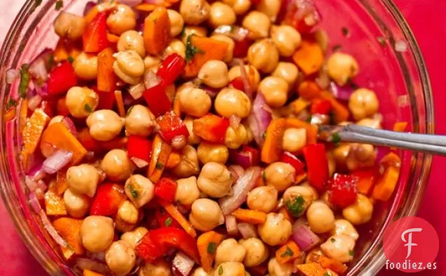 El verano de De-'lite' Ensalada de Garbanzos